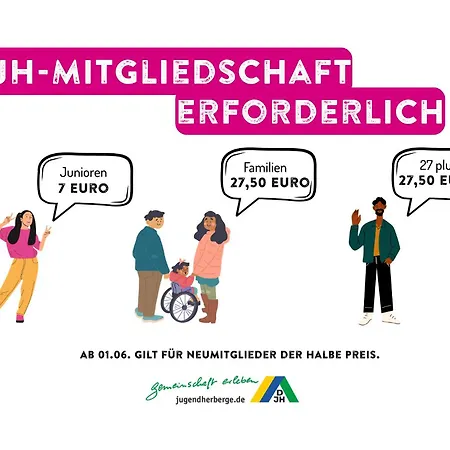 Jugendherberge Oldenburg DJH Mitgliedschaft erforderlich - membership required-2